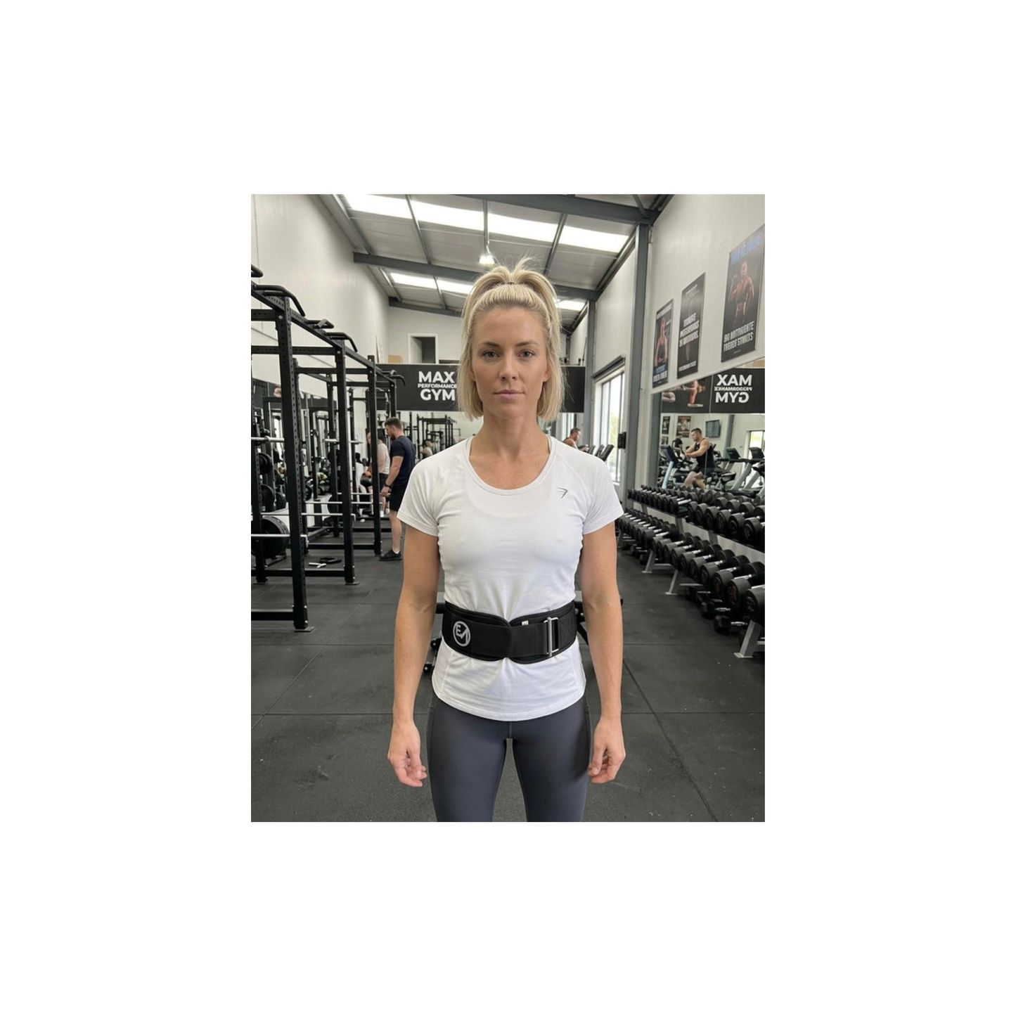 WeightLifting Belt Neoprene Padded Back Support Strap Gym Fitness Workout body