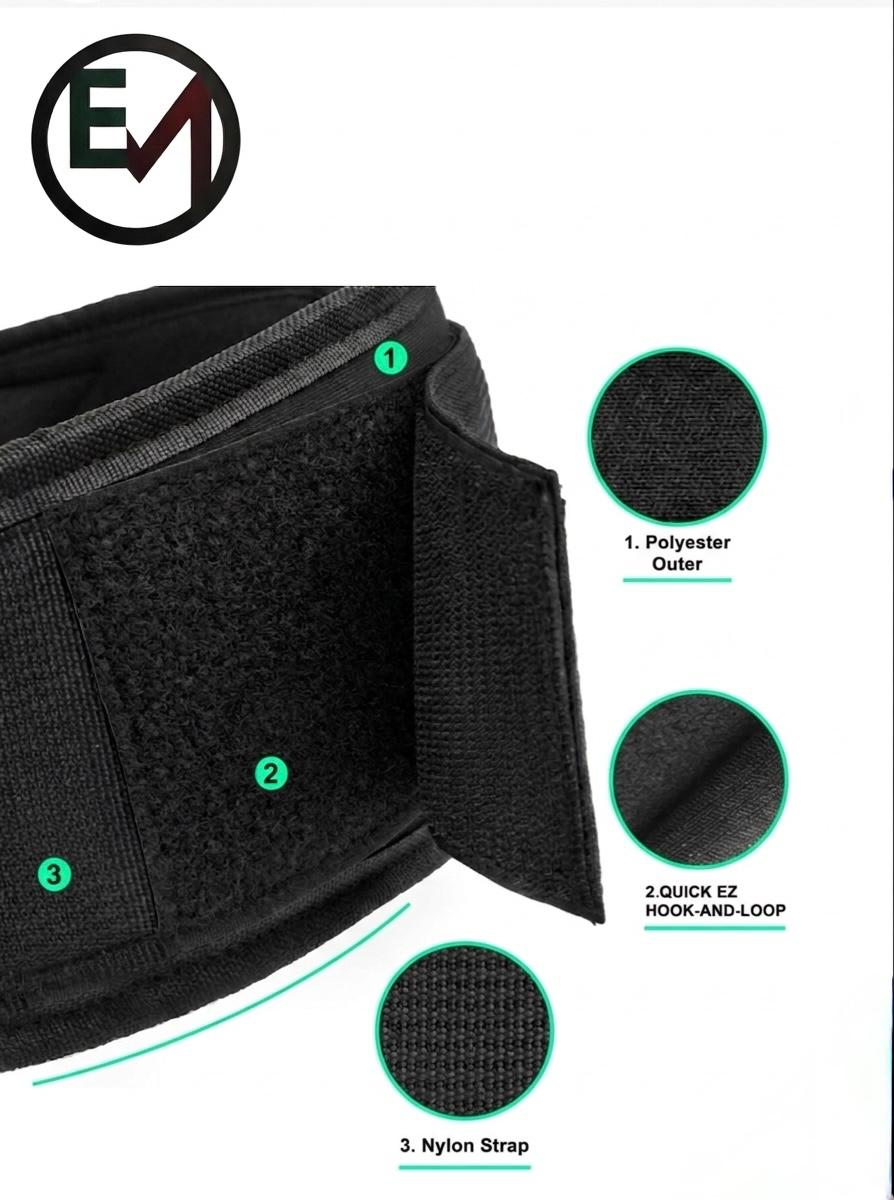 Weight Lifting Belt Neoprene Padded Back Support Strap Gym Fitness Workout body